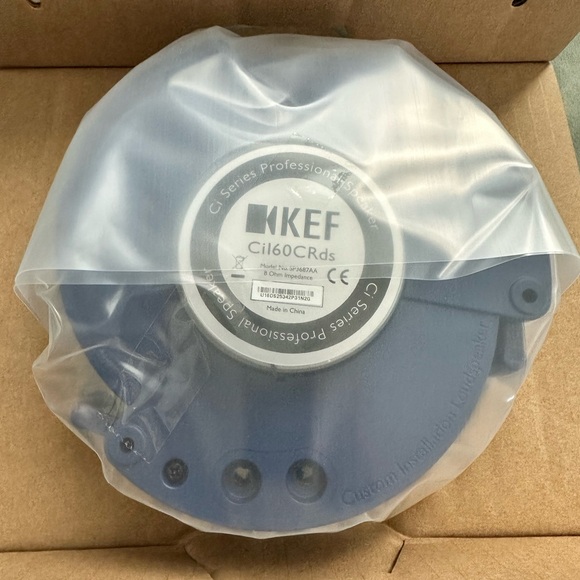 KEF dual stereo in-ceiling round speakers - Picture 3 of 6